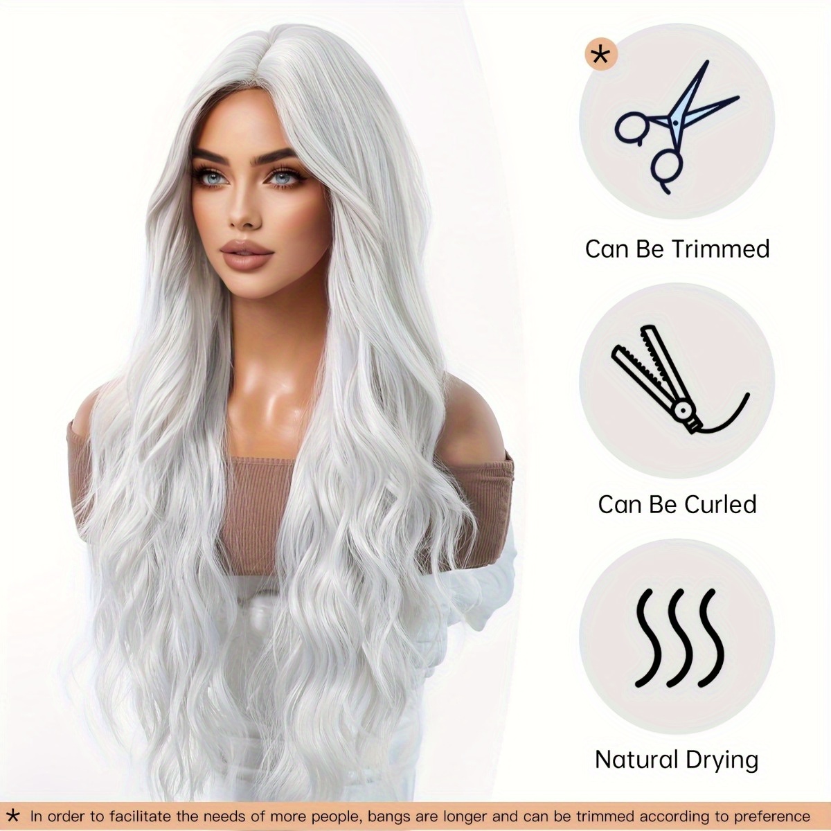 Hair Care Daily - Парик из синтетического волокна бренда Anxin: