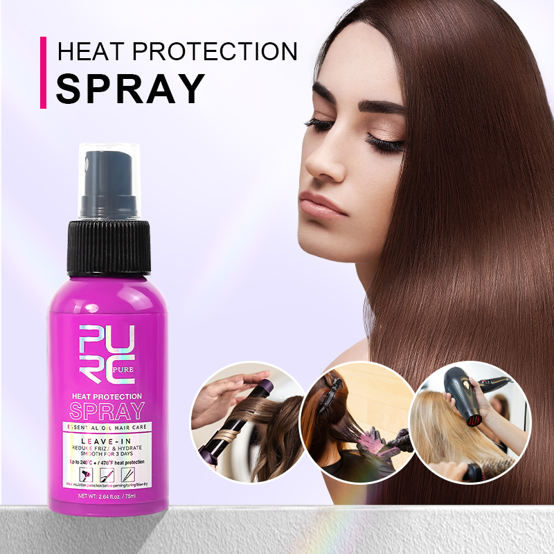 Hair Care Heat Protectant - PURC термозащитный спрей, кокосовое масло, контроль