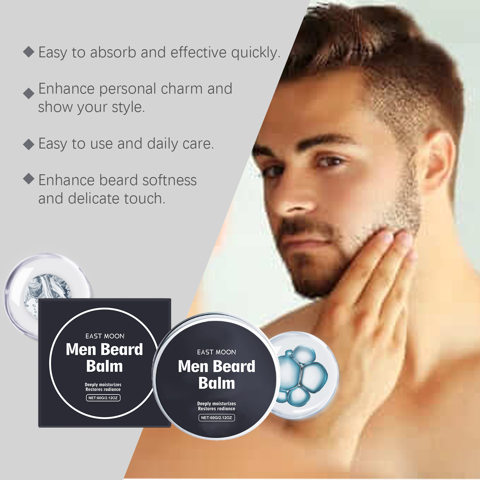 Бальзам для бороды с пчелиным  – обзор и цена Hair Care Daily